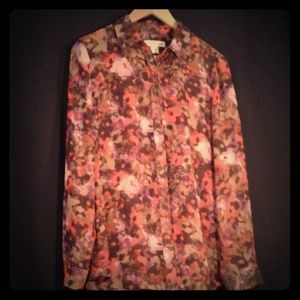 Colorful Cold water Creek Blouse